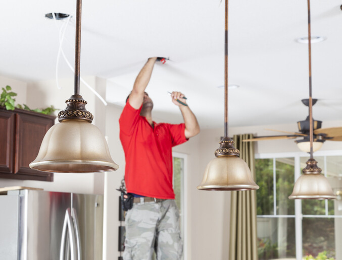 Lighting Installation by S.N.R. Electrical Services, LLC